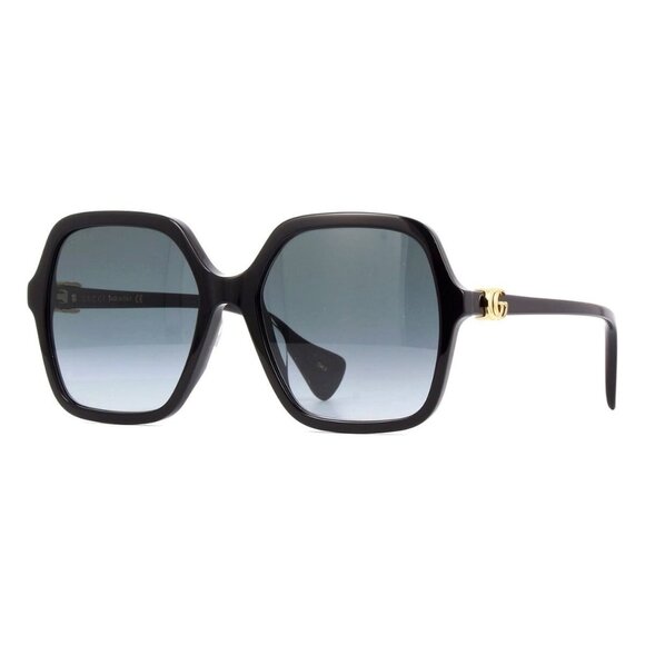 New GUCCI Black Square GG1072SA 001 Sunglasses Women - Picture 1 of 3